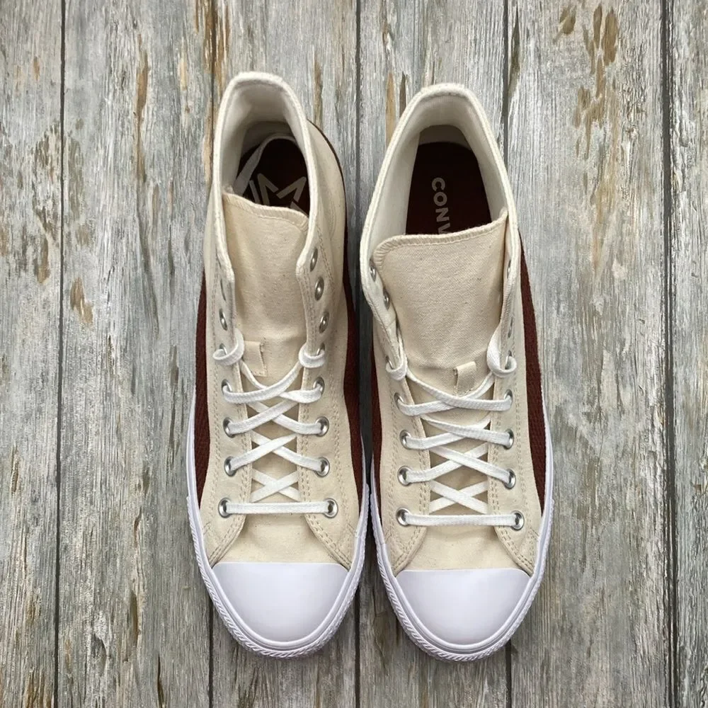 Converse Chuck Taylor All Star Craft Mix Retro Hightop Sneaker Shoes Size 10.5